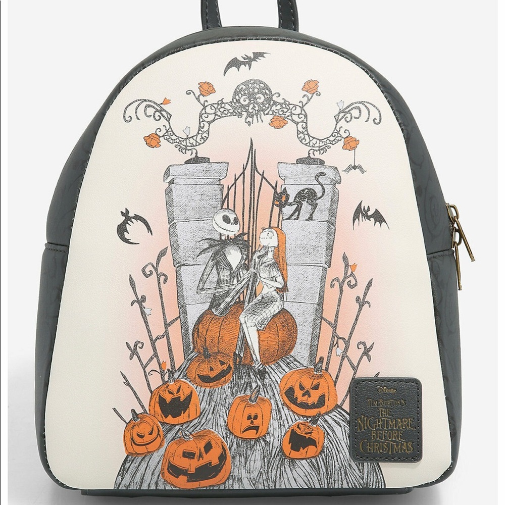 Loungefly Disney Nightmare Before Christmas Backpack w/ matching wallet